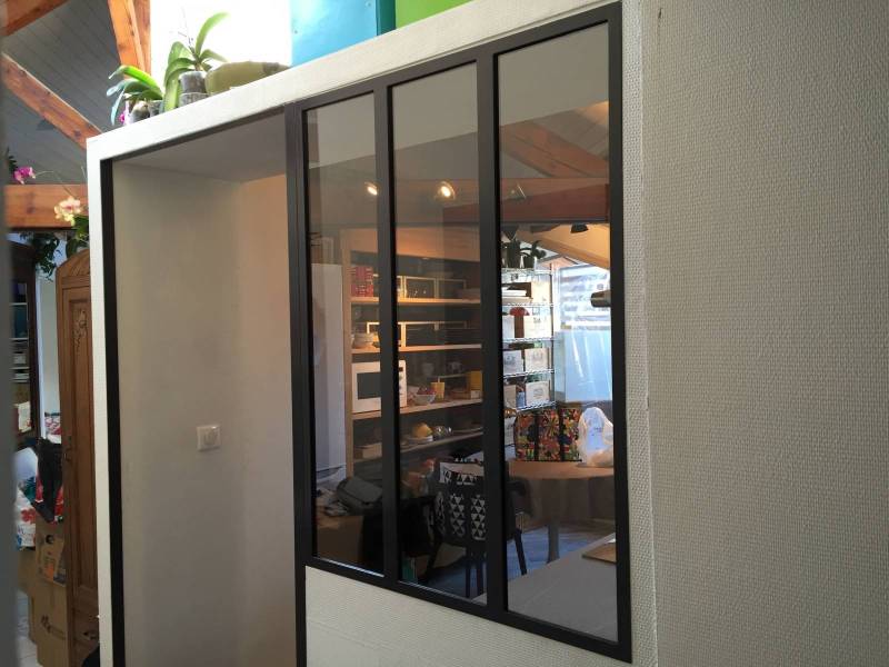 Verrière intérieure fixe en acier à Lyon