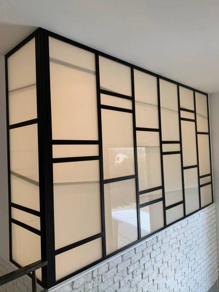 Verrière en acier pour salle de bain à Lyon