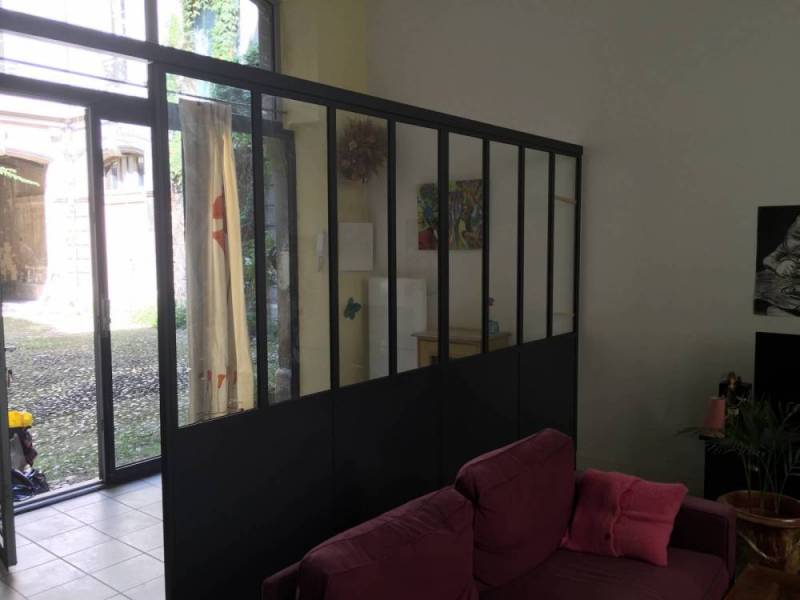 Verrière intérieure type sas d'entrée à Nice