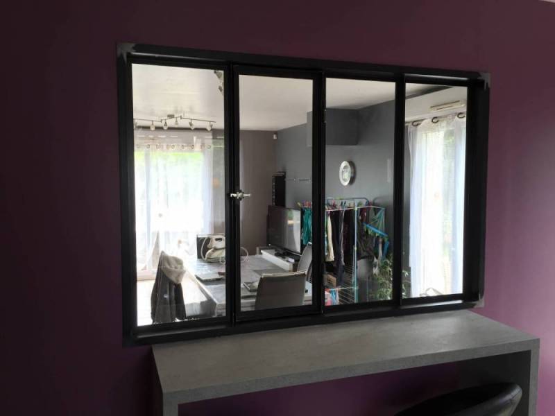 Verrière atelier en acier à l'Isle d'abeau