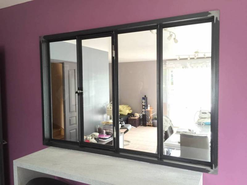 Verrière atelier en acier à l'Isle d'abeau