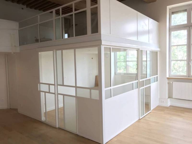 Verrière intérieure et travaux de métallerie sur Lyon