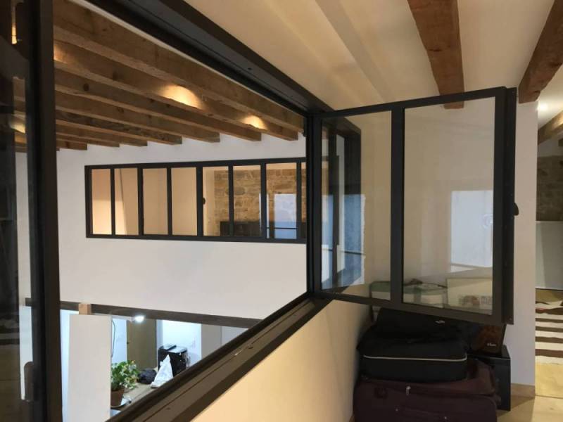 Verrière en acier pour loft Lyonnais à Lyon