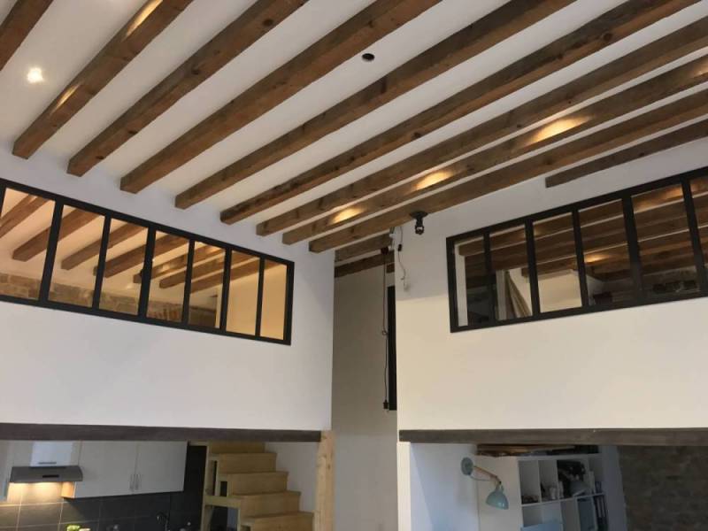 Verrière en acier pour loft Lyonnais à Lyon
