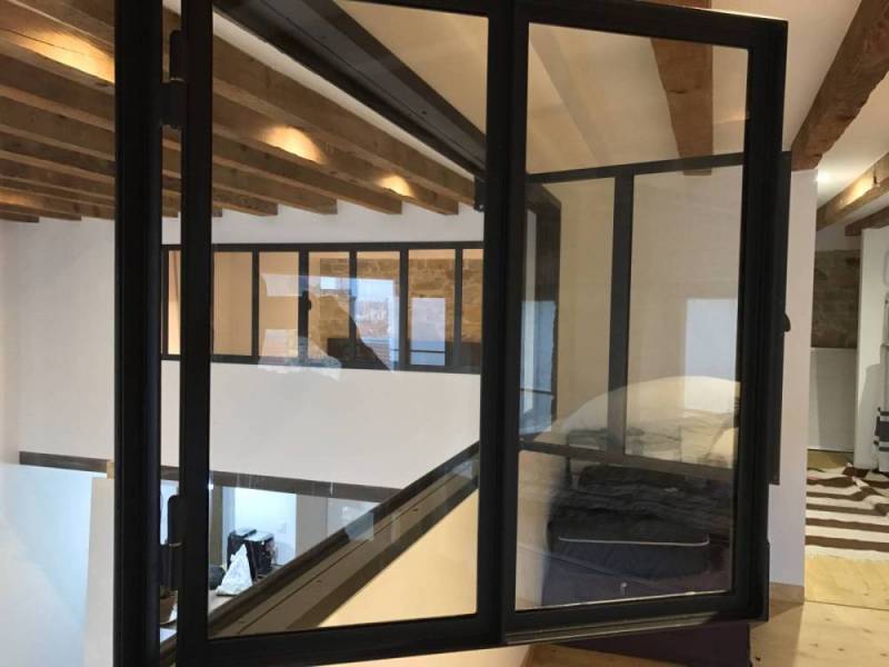 Verrière en acier pour loft Lyonnais à Lyon
