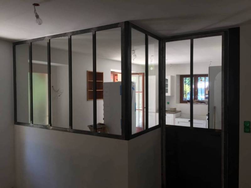 Verrière cuisine à Voiron en Isère