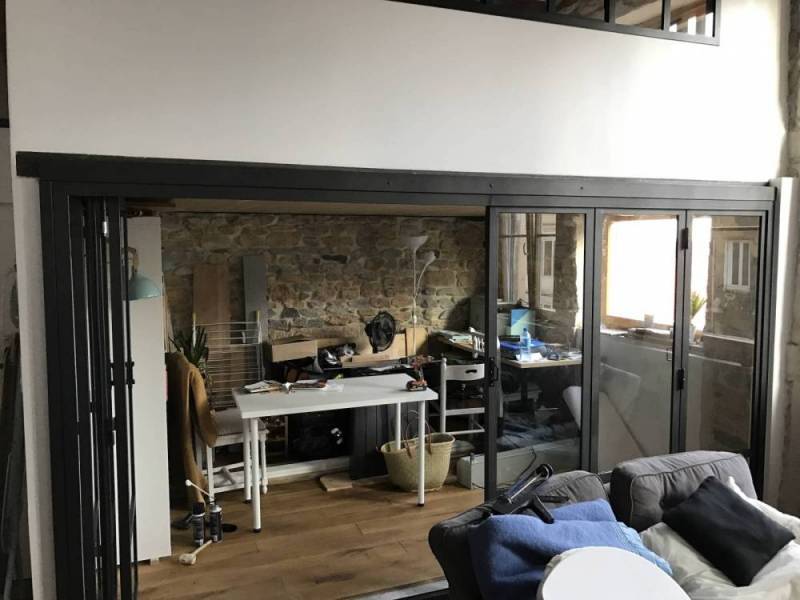 Verrière atelier accordéon à Lyon