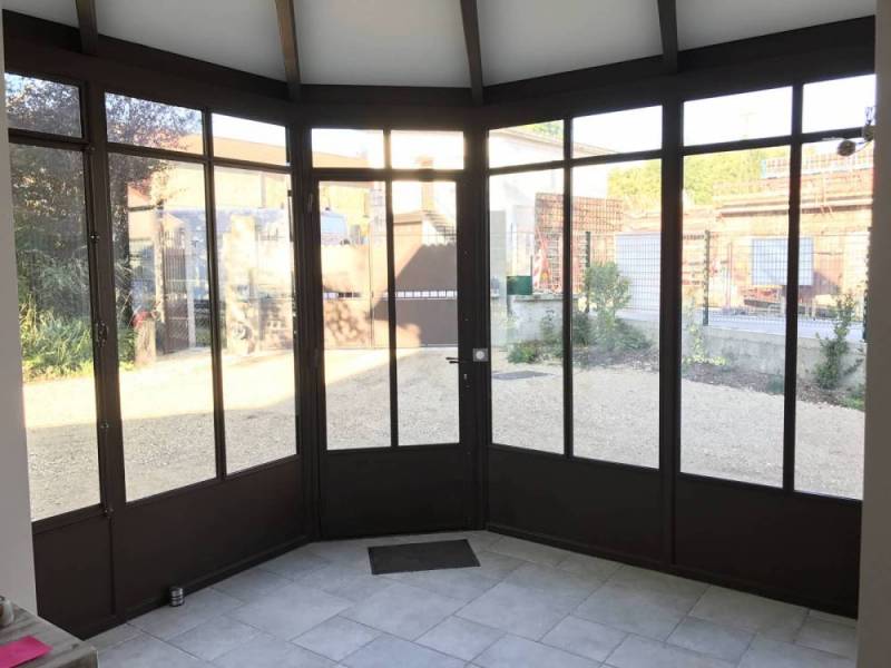 Fabrication et pose de Véranda acier en Rhône Alpes