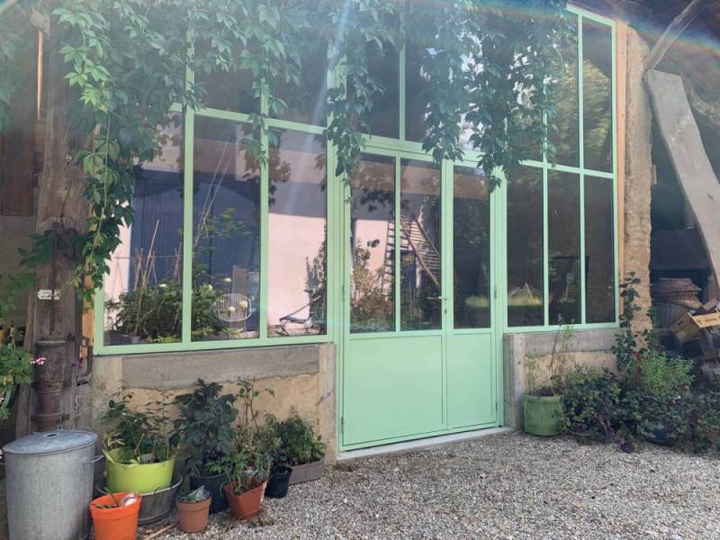 Verrière et menuiserie extérieure en acier à Succieu près de La Tour du Pin