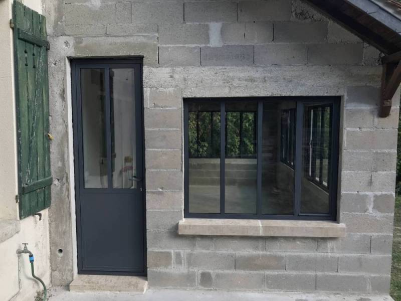 Menuiserie acier à rupture thermique Jansen à Lyon