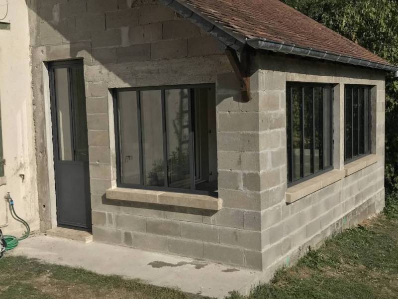 Menuiserie acier à rupture thermique Jansen à Lyon