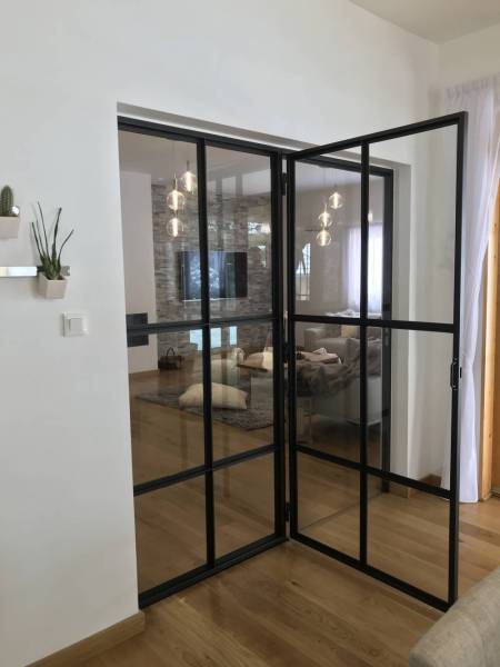 Porte verrière en acier à Lyon