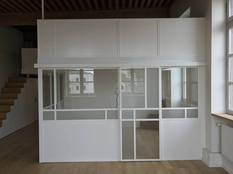 Verrière intérieure et travaux de métallerie sur Lyon