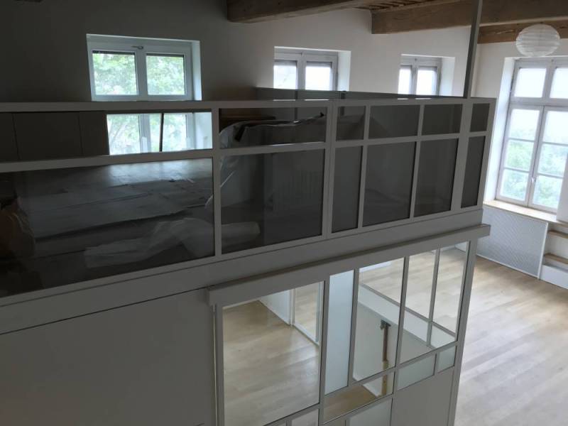 Verrière intérieure et travaux de métallerie sur Lyon