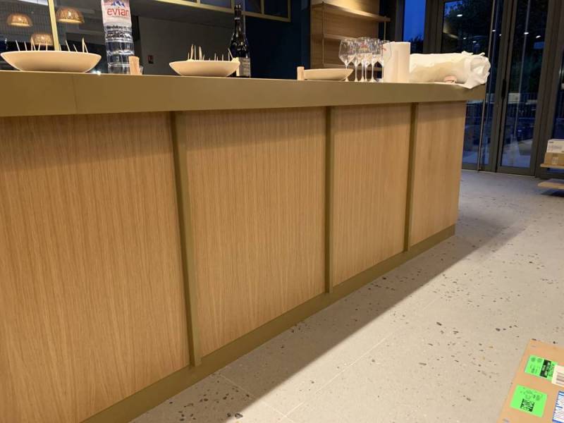 Aménagement intérieure d'une brasserie à St Didier au Mont d'Or proche de Lyon