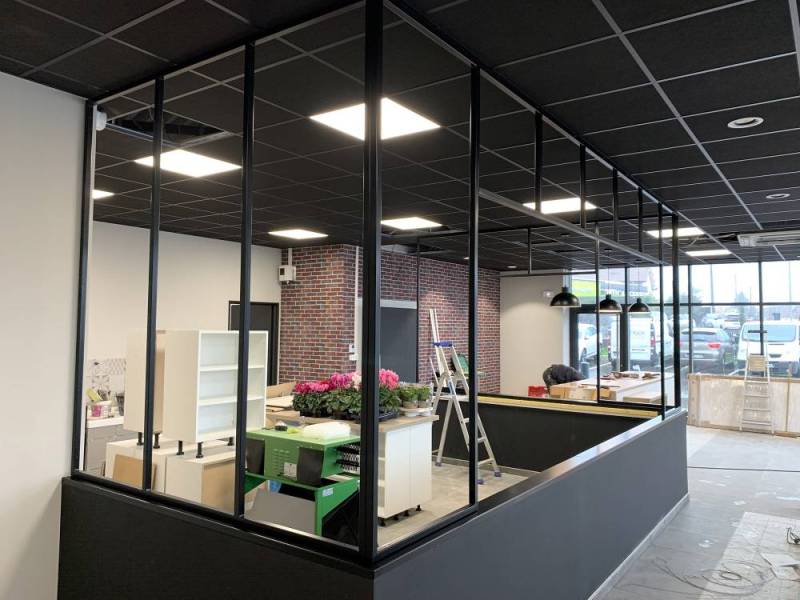 Aménagement sur mesure pour un fleuriste au Mont d'Or près de Lyon