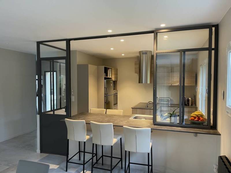 Verrière en accordéon sur mesure à Lyon