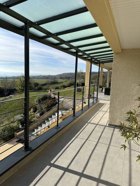 Pergola sur mesure sur Saint Hilaire de Brens