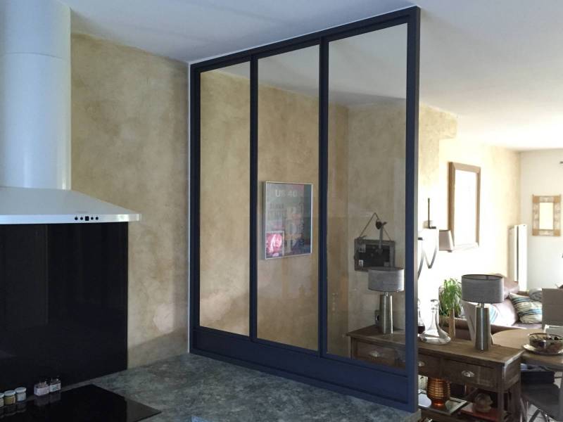 Verrière intérieure fixe en acier à Lyon