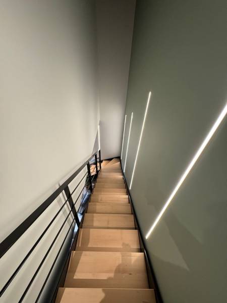 Escalier acier et bois sur mesure Vaulx en Velin