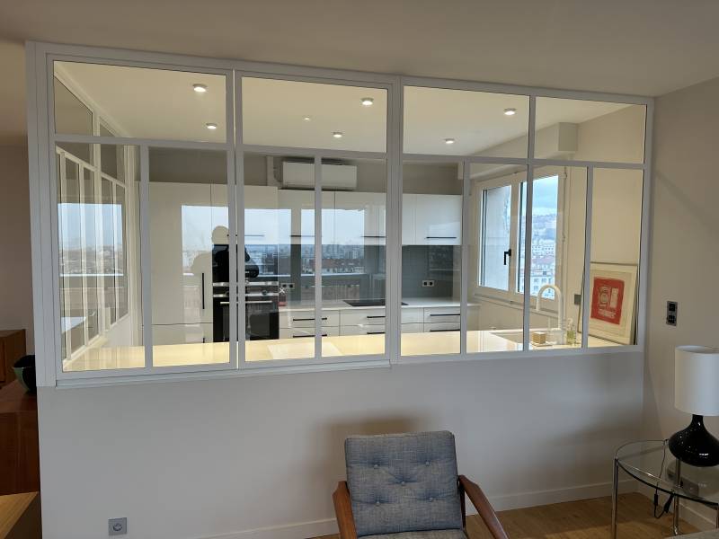 Verrière pour cuisine Lyon