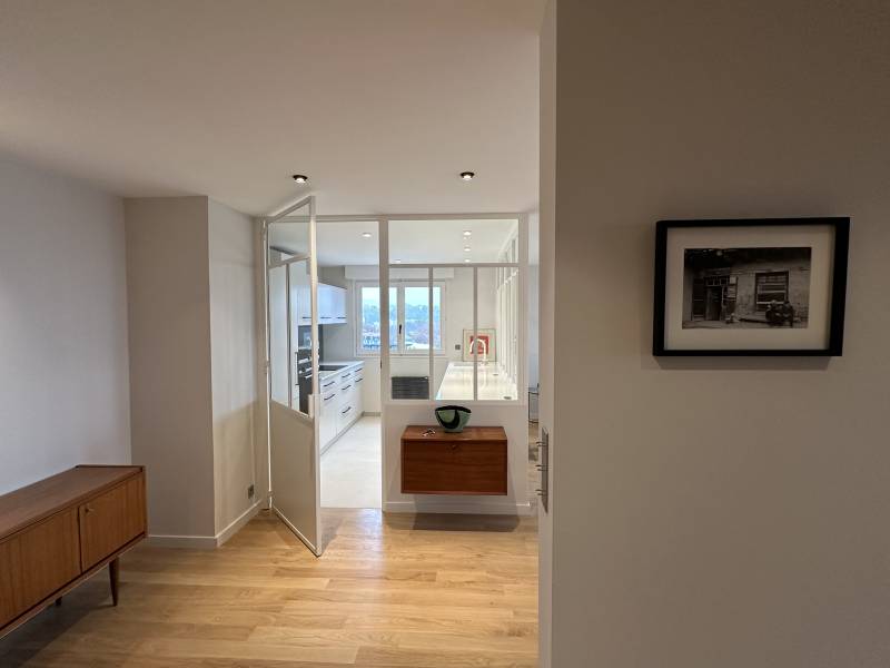 Ensemble verrière intérieure cuisine sur la région Lyonnaiseu