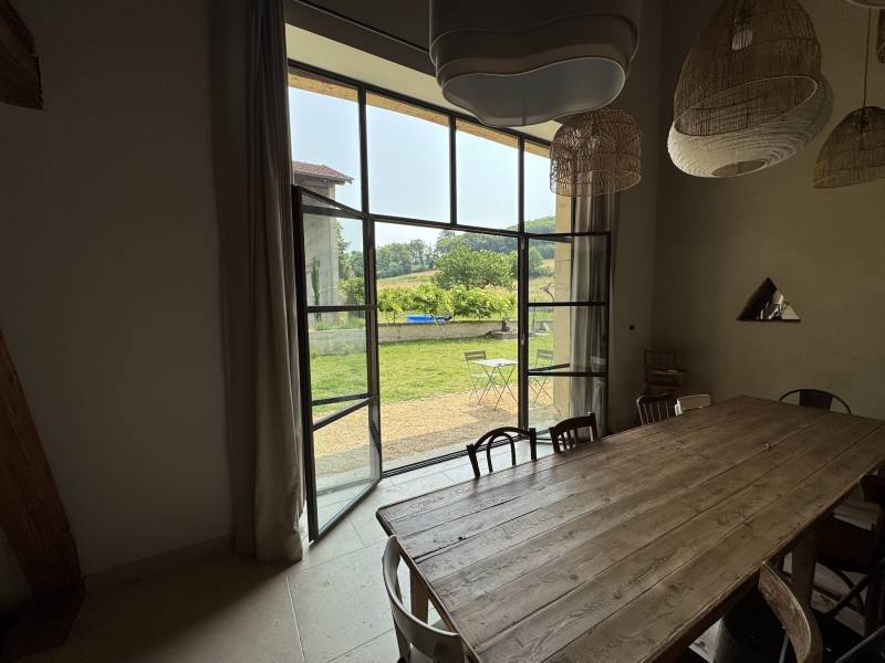 Menuiserie acier JANSEN à rupture thermique à ARTAS