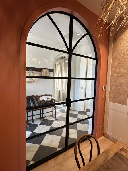 porte coulissante acier