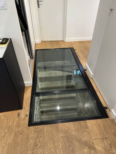 Trappe de cave motorisée sur mesure Lyon