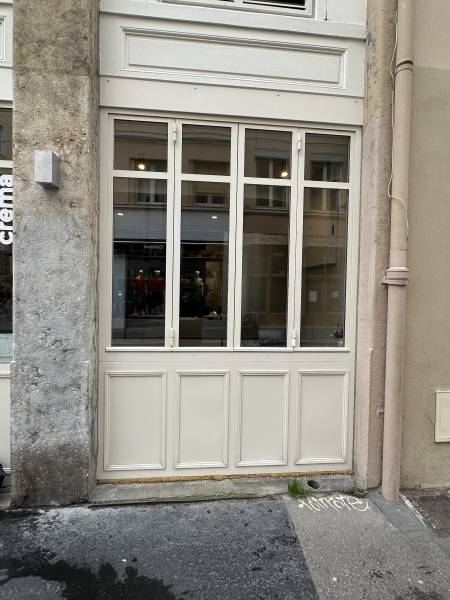 Menuiserie acier sur mesure blanc