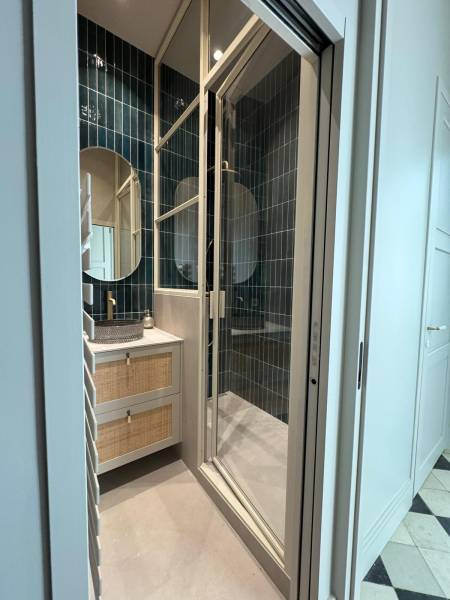 Ensemble paroi type verrière atelier aux Issambres