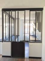 Notre zone d'activité pour ce service Réalisation de porte d’atelier en acier avec vitrage isolant anti-effraction pour locaux professionnels à